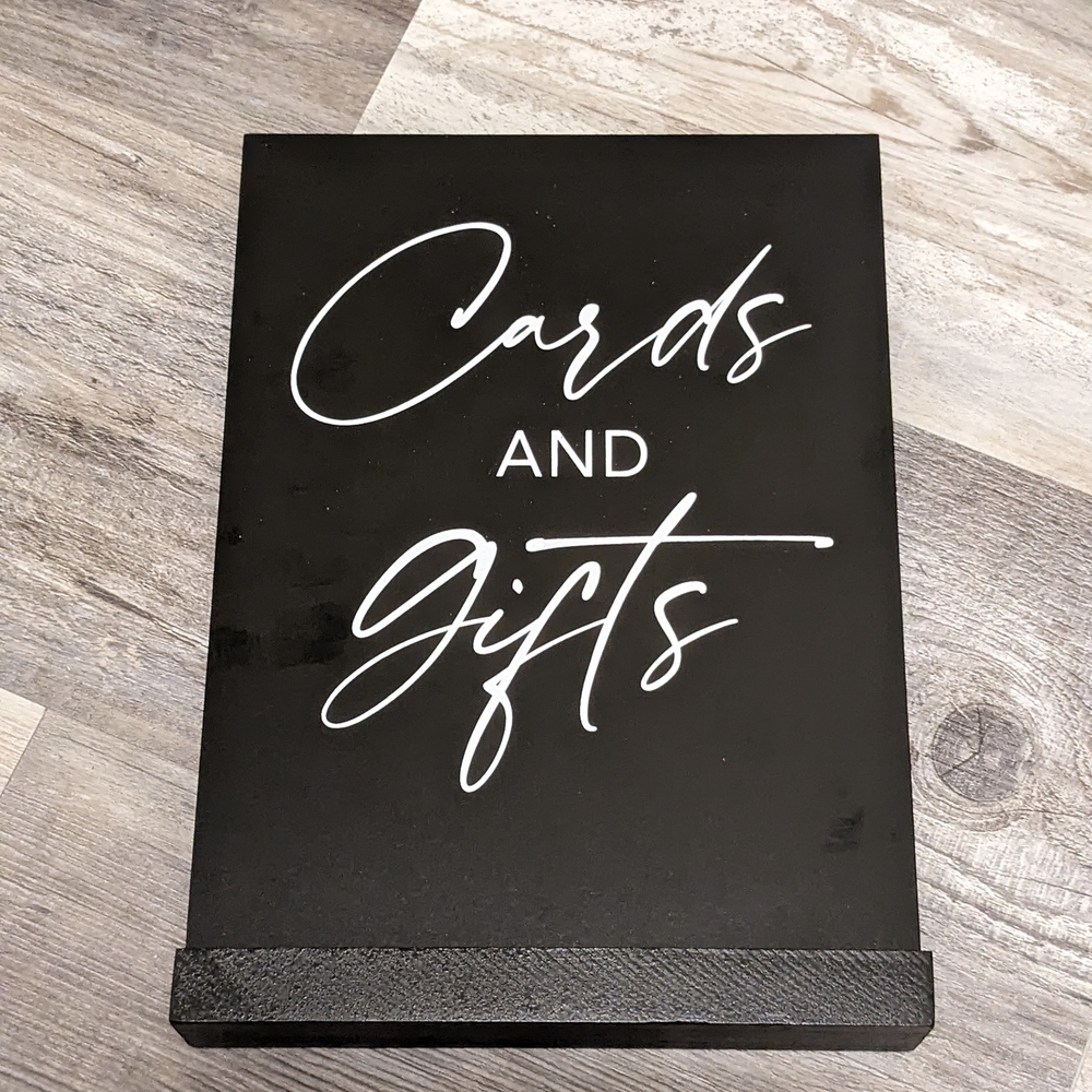 Card & Gift Sign